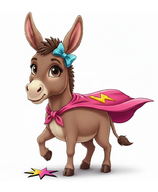 Violet the donkey